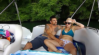 Milf Wife Gets A Handjob And A Cumshot On Our Boat