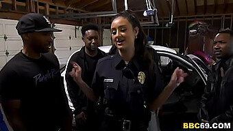 Officer Eliza Ibarra Takes On Multiple Big Black Cocks In A Wild Group Sex Session