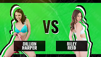 Kompilace Riley Reid A Dillion Harper V Obličeji