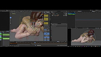 Proiectul Inițial De Animație Blender De Două Ore Al Lui Mei, Cu Frânghie Și Muncă În Curs De Desfășurare (Wip)