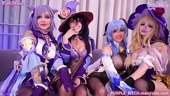 Las Chicas De Genshin Impact Se Involucran En Una Orgía Anal Salvaje