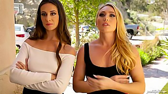 Seks Hardcore Dengan Cassidy Klein Dan Aj Applegate Dalam Tiga Orang